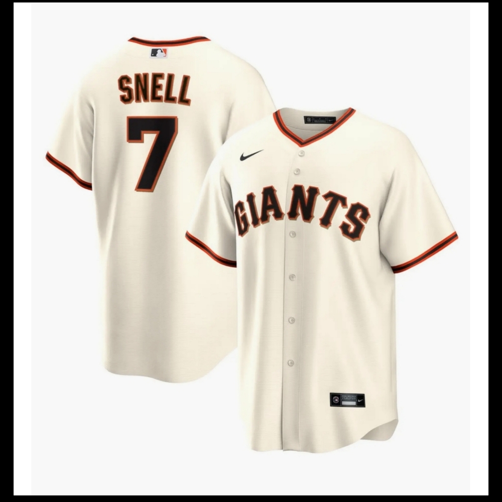 Men's Nike Blake Snell Cream San Francisco Giants Home Licensed Official Wear